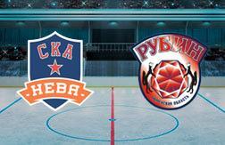 СКА-Нева Санкт-Петербург - Рубин Тюмень прогноз на матч Хоккей.  ВХЛ (27.03.25)