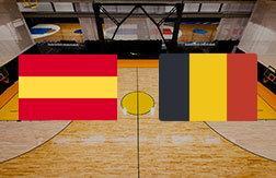 Испания - Бельгия прогноз на матч Баскетбол.  Чемпионат Европы (23.02.25)