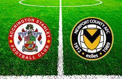 Аккрингтон Стэнли - Ньюпорт Каунти прогноз на матч Футбол.  Англия (11.03.25)