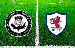 Партик Тисл - Рэйт Роверс прогноз на матч Футбол.  Шотландия (21.03.25)