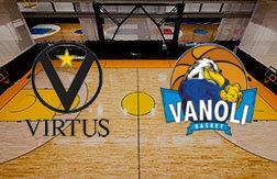 Виртус Болонья - Ваноли Кремона прогноз на матч Баскетбол.  Италия (20.01.25)