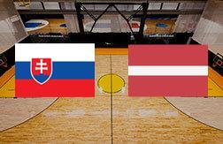 Словакия - Латвия прогноз на матч Баскетбол.  Чемпионат Европы (23.02.25)